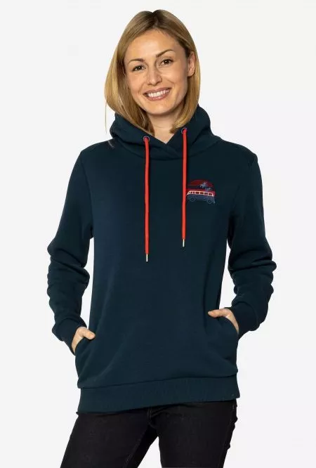Elkline GET GOING Bulli Hoodie für Damen blueshadow | Elkline