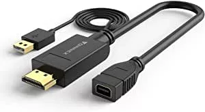 HDMI auf Mini Displayport Adapter/Converter 4K@30Hz,FOINNEX Active HDMI Male zu Mini DP Female Connector for MacBook Pro,Mac Mini,HP Laptop,Dell PC to Apple Cinema Display, iMac Monitor: Amazon.de: Computer & Zubehör