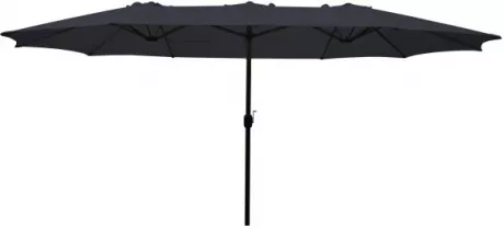 Dobbelt parasol mørkeblå 2,7x4,6m, 799,00 kr.