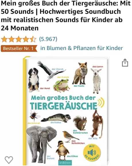 Tiergeräusche Buch