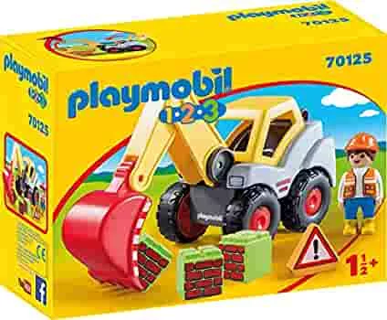 PLAYMOBIL 1.2.3 Schaufelbagger