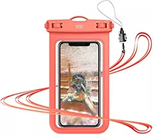 YOSH 6,8 Zoll wasserdichte Handyhülle, Unterwasser Wasserfeste Handy, Wasserschutzhülle Handytasche fürs iPhone 13 12 11 Pro XS XR Samsung S22+ S22 S21 S20 S10 und Weiteren Smartphones (Orange) : Amazon.de: Elektronik & Foto