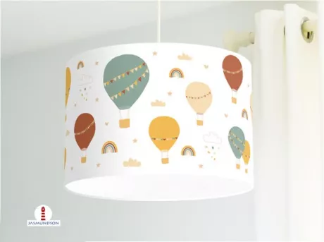 Lampe Kinderzimmer Heißluftballons Regenbogen Wolken | Etsy