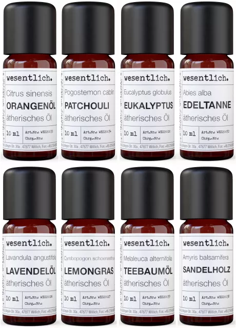 Set No.1 (Basics) ätherische Öle von wesentlich. | wesentlich. - Online Drogeriemarkt