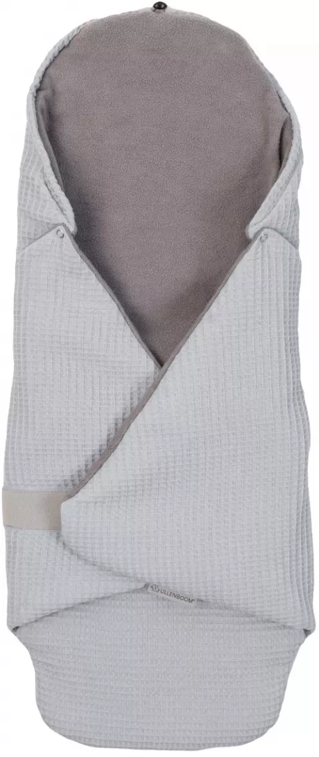 Einschlagdecke WAFFELPIQUÉ GRAU | Babytextilien online kaufen | ullenboom-baby.de