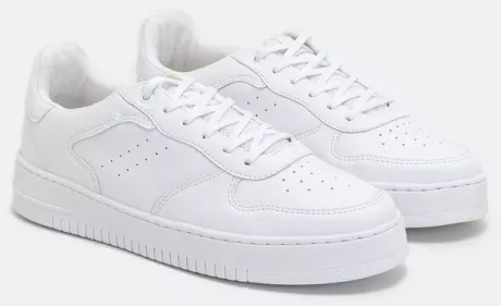 Tênis Street com Recortes Branco