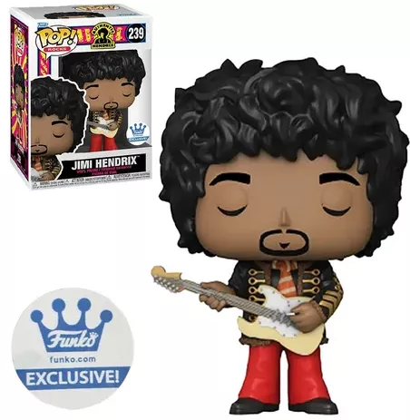 Funko Pop! Rocks Jimi Hendrix Exclusivo 239 | Frete grátis