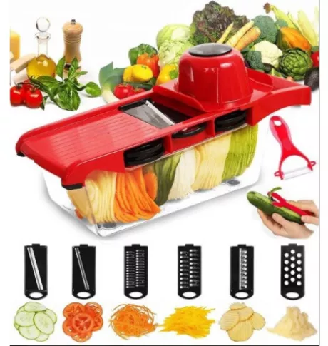6 Em 1 Mandoline Slicer Nicer E Fatiador Cortador De Legumes em Promoção | Ofertas na Americanas