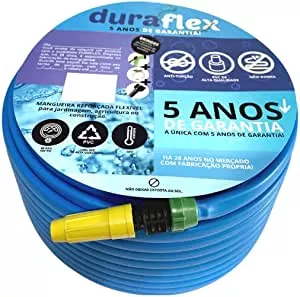 Mangueira para Jardim Antitorção Chata não dobra 10 Metros Azul | Amazon.com.br