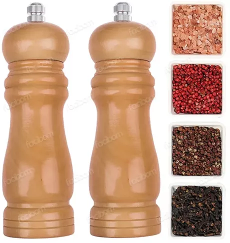 Kit 2 Moedores Pequeno De Sal e Pimenta Manual Tradicional em Promoção | Ofertas na Americanas