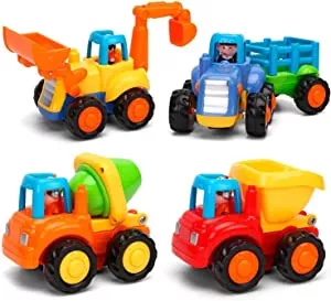 MOONTOY Monster Trucks Pull Vehicles Back Car Toy Gifts for Baby Kid Age 12 Months and Above: Amazon.de: Toys