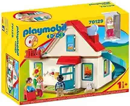 Playmobil 1.2.3 70129 detached play house, with working bell and sound effects, from 18 months: Amazon.de: Toys