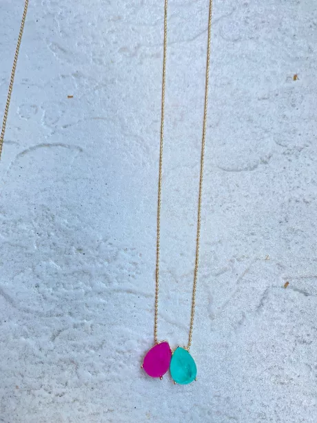 Colar Color Drop Duplo – Loja Cynthia Pamplona