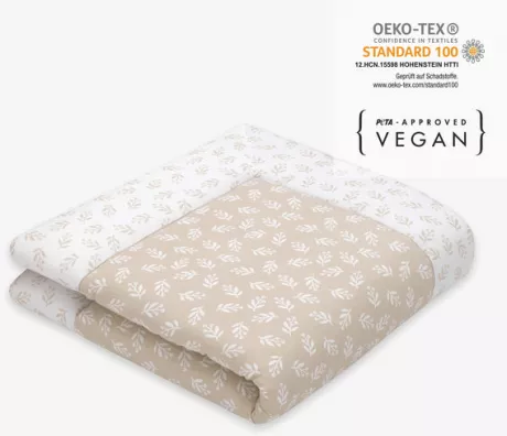 Krabbeldecke | floral sand | 120x120 cm | 69,90 €