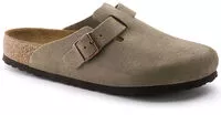 Boston Weichbettung Veloursleder Taupe | BIRKENSTOCK