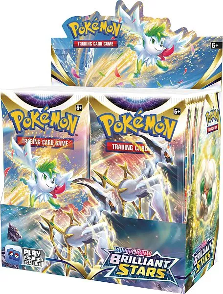 Pokemon SWSH09 Brilliant Stars Booster Box - 36 Boosters! | Kelz0r.dk