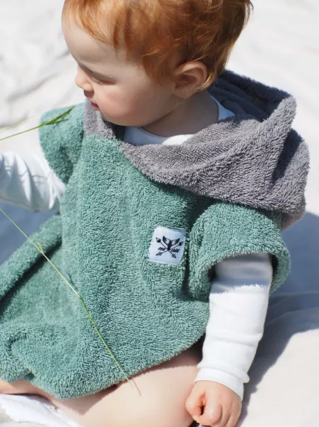 Zeachild - Babyponcho aus Biobaumwolle - Handmade with Love