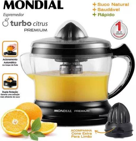 Espremedor de Laranja Mondial Premium E-02 - Acessórios para Centrífuga e Espremedor de Frutas - Magazine Luiza