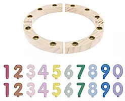 Holz-Kerzenring HAPPY BIRTHDAY mit Zahlen bestellen | Weltbild.de