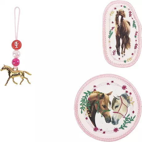 Step by Step Magic Mags Spiegelburg „Pferdefreunde, True Love“, 3-teilig, 2 Magnet-Applikationen und 1 Anhänger, als Ergänzung für den Schulranzen oder Vorschulrucksack, für Mädchen : Amazon.de: Fashion