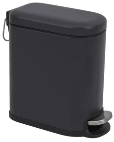 Lixeira para Banheiro 5L Metal Aço Pedal Preta Dustbins Remix Slim Sensea | Leroy Merlin