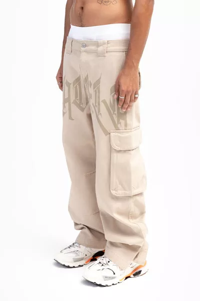 THREE POCKET PLAZA TAUPE CARGO PANTS – FAVELA Clothing