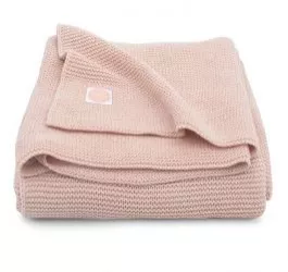 Bettdecke Basic Knit pale pink Jollein | Welovedeco.de