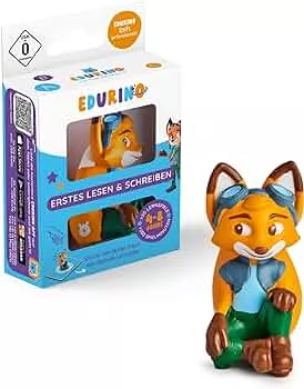 Edurino Figur Mika Erstes Lesen & Schreiben ab 4 Jahren inkl. App I Innovatives & digitales Lernspiel für Mädchen & Jungen I Spielerisches Lernen von Reimen, Silben und Anlauten: Amazon.de: Bürobedarf & Schreibwaren