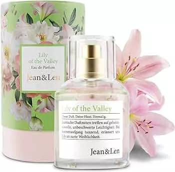 Jean & Len Damen-Duft Lilly of the Valley | Frisches Eau de Parfum | Duftnoten: blumig, harmonisch, romantisch | Veganes, mit romantischen Nuancen | Frauenparfüm | 50ml : Amazon.de: Fashion