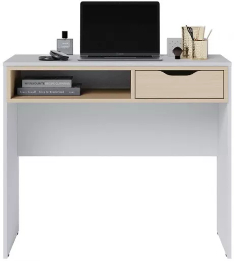 Mesa Escrivaninha para Notebook Bit Branco Tauari Nobre Clb | MadeiraMadeira