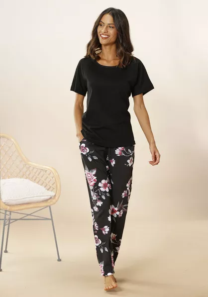 Vivance Dreams Pyjama schwarz | 40/42