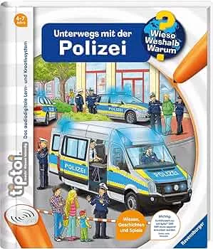 tiptoi® Wieso? Weshalb? Warum? Unterwegs mit der Polizei (tiptoi® Wieso? Weshalb? Warum?, 22) : Küntzel, Karolin, Böwer, Niklas: Amazon.de: Bücher