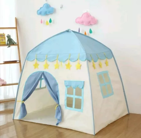 Barraca Tenda Casa Cabana Infantil Azul | Parcelamento sem juros