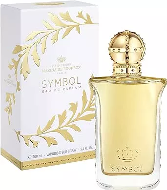 Marina de Bourbon Princesse Fragrância Símbolo para Mulheres, Mistura Floral Seringa, Madressilva, Tuberose, Jasmine Sambac, Almíscar, Íris e Madeiras Brancas, Uso Casual, Spray Edp 96 g