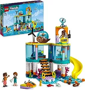 LEGO 41736 Friends Seerettungszentrum, Tierarzt-Spielzeug für Mädchen und Jungs mit Otter-, Seepferd- und Schildkröten-Tierfiguren, Tierpflege-Spielzeug, Geschenk zu Weihnachten für 7-jährige Kinder: Amazon.de: Spielzeug