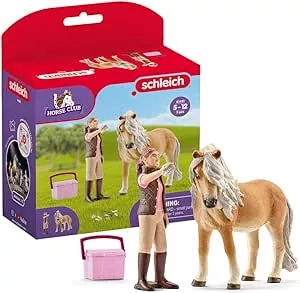 schleich 41431 Pferdepflegerin mit Island Pony Stute, ab 5 Jahren, HORSE CLUB - Spielset, 3 Teile, exklusiv bei Amazon: Amazon.de: Spielzeug