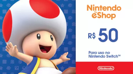 Nintendo - Gift Card Digital 50 Reais - Nintendo