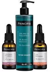 KIT TRIO ANTI-ACNE GL-01 ÁCIDO SALICÍLICO + MANÉLICO + NIACINAMIDA - PRINCIPIA