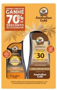 Kit Australian Gold - Protetor + Acelerador - Época Cosméticos