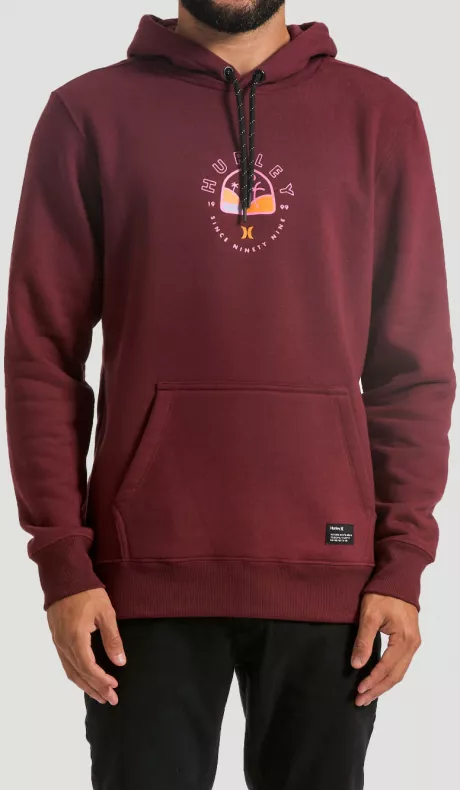 Moletom Canguru Hurley Focus Vinho – G