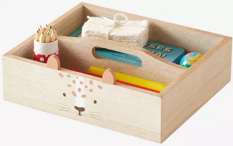 Vertbaudet Kinder Stiftebox aus Holz in natur
