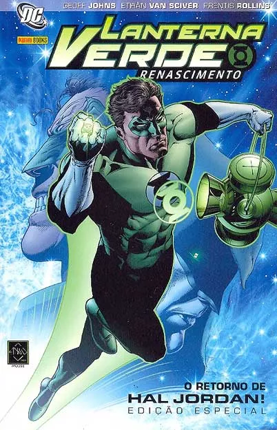 Lanterna Verde - Renascimento - Edição Encadernada Editora Panini Gibis Quadrinhos HQs Mangás - Rika Comic Shop - Rika Comic Shop