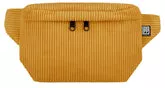 Bauchtasche eckig, Cord currygelb, Damen Herren Unisex
