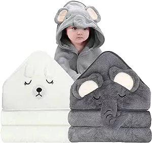 ROXANEPIG 2Pack Baby Handtücher Kapuze, 80X80 cm Babybadetücher, Kapuzenhandtücher Baby, Babyhandtüch Bambus, Kapuzenbadetüch, Kinderhandtüch, Badehandtüch Handtücher für Babys, Neugeborene : Amazon.de: Baby