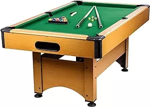 GAMES PLANET Trendline 6-Foot Pool Table + Accessories, 9 Colour Variations, 184 x 108 x 82 cm (L x W x H) : Amazon.de: Sports & Outdoors
