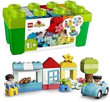 LEGO DUPLO Classic Steinebox, Kreativbox mit Aufbewahrung, erste Bausteine, Feinmotorik-Lernspielzeug, Geschenk für Kleinkinder ab 1,5 Jahren, Mädchen und Jungen 10913: Amazon.de: Spielzeug