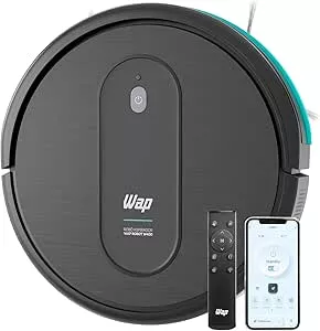 WAP Robô Aspirador de Pó com Controle Remoto e MOP Varre Passa Pano Agenda Limpeza e Autorrecarga ROBOT W400 Bivolt | Amazon.com.br