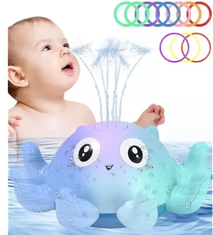 Bath Toy Baby Bath Toy Octopus Bath Toy Automatic Sensor Water Spray Toy Baby Gift Bath Toy Baby from 1 2 3 Years: Amazon.de: Toys
