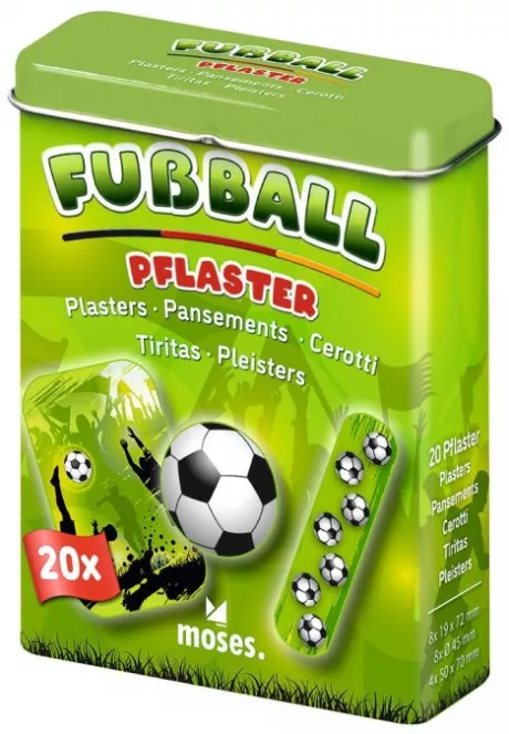 Fußball Pflaster – Bunte Hand