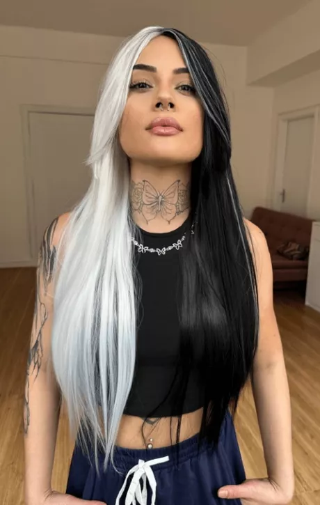 WIG CRUELA - PRETO E BRANCO (ORGÂNICA ) – Liquida Laces Brasil